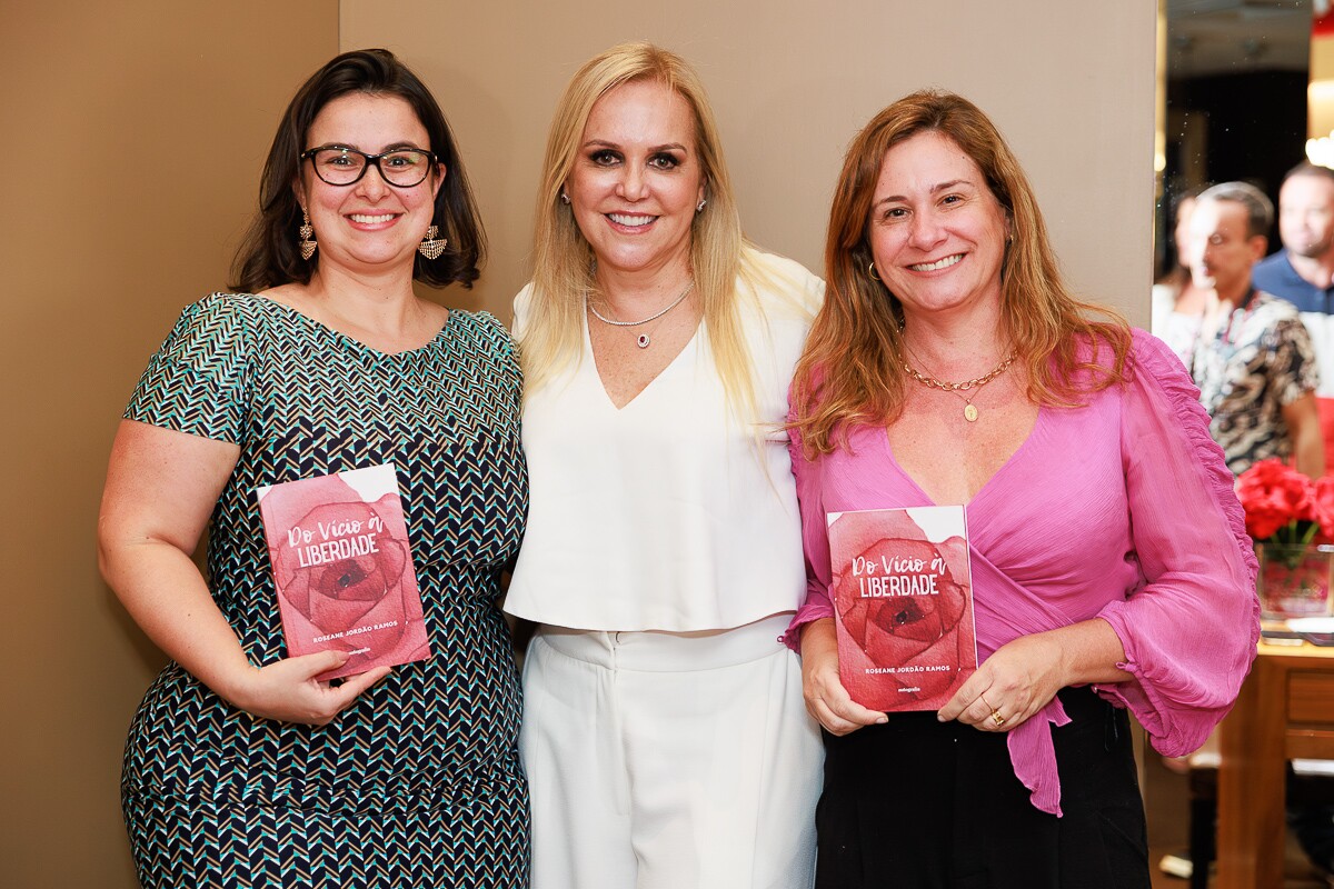 Gislana Drewes, Roseane Jordão e Fernanda Souza