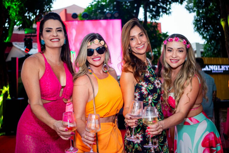 Gláucia Aguiar, Francielle Chaves, Flavia Luiza e Tatiana Rosado