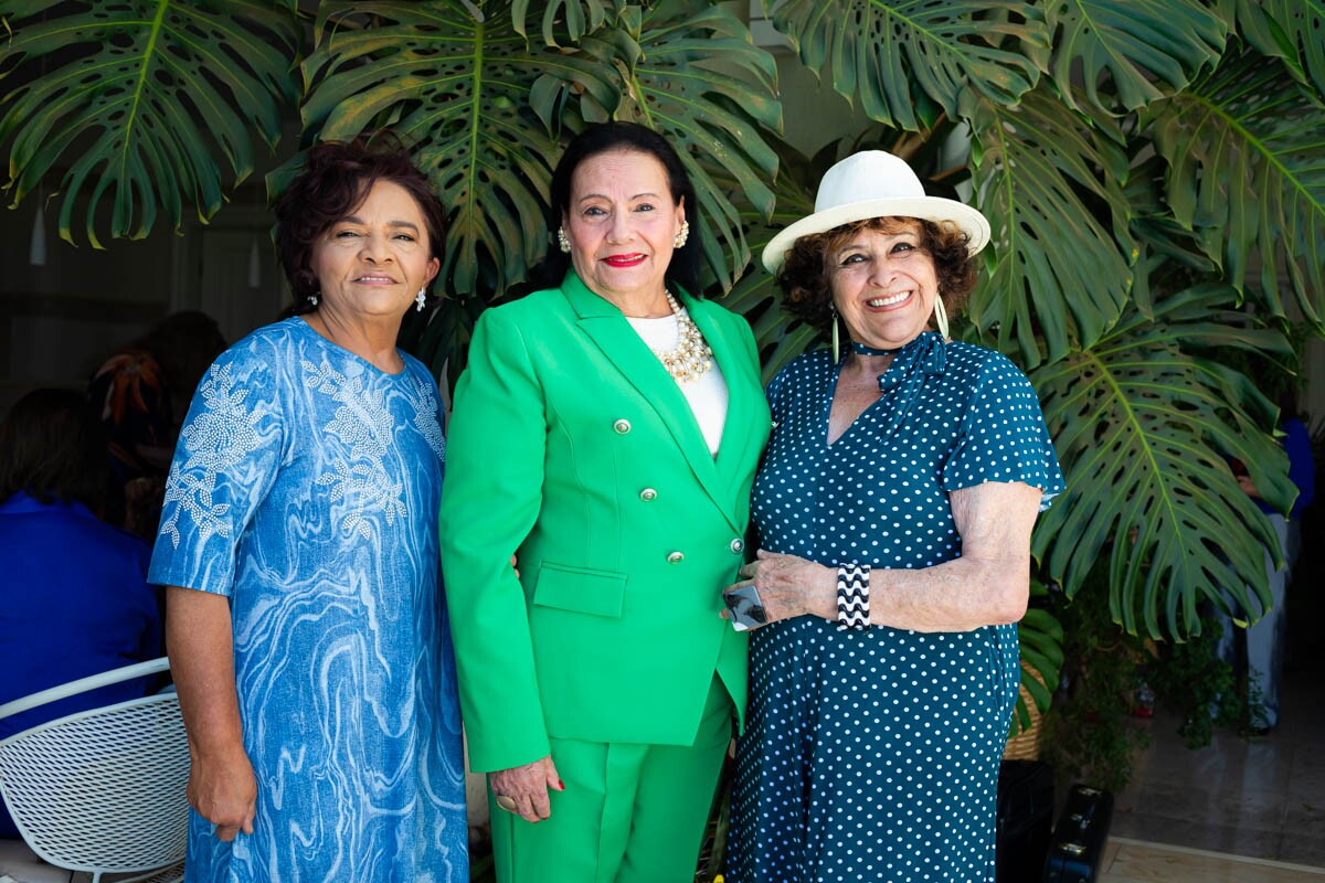 Guida Carvalho, Josefina Tolentino e Cleusa Carvalho