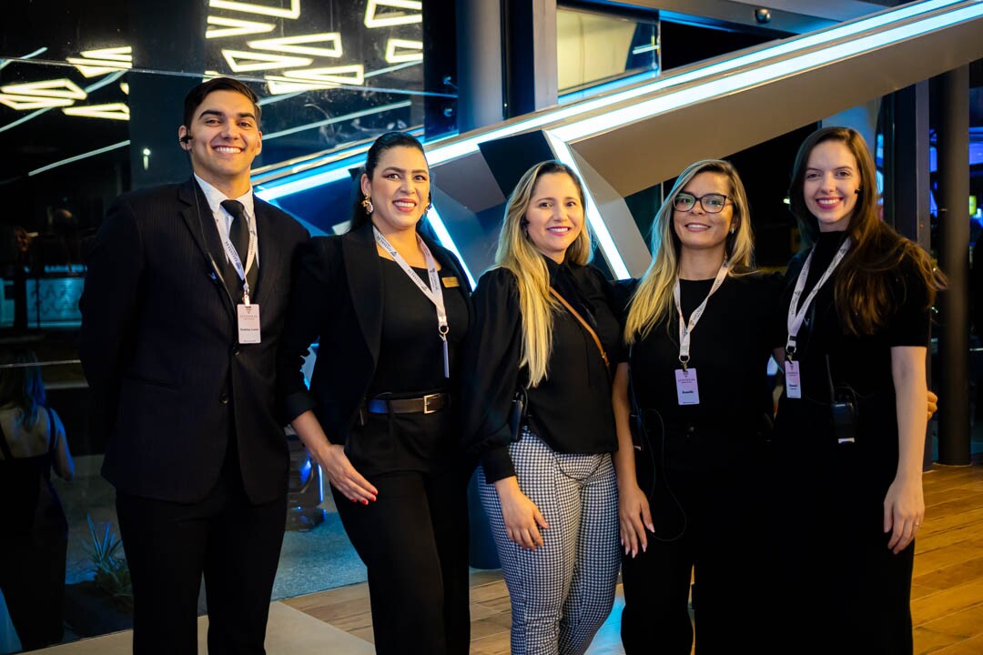 Hadrian Lucas, Patrícia Guimarães, Luciana Sá, Kamila Santos e Hannah Gabrielle