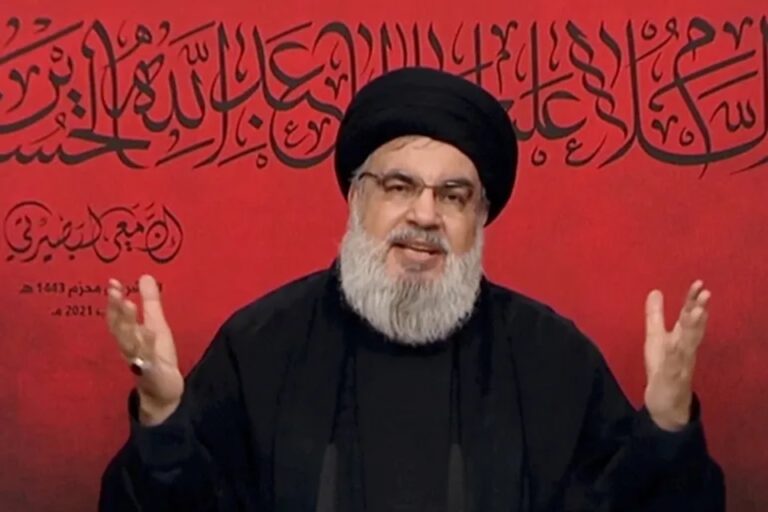 Hasan Nasrallah liderava o Hezbollah desde 1992