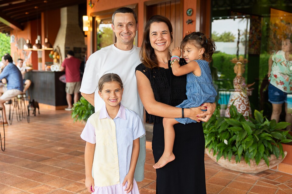 Helena, Mário, Érika e Luísa Gorini 