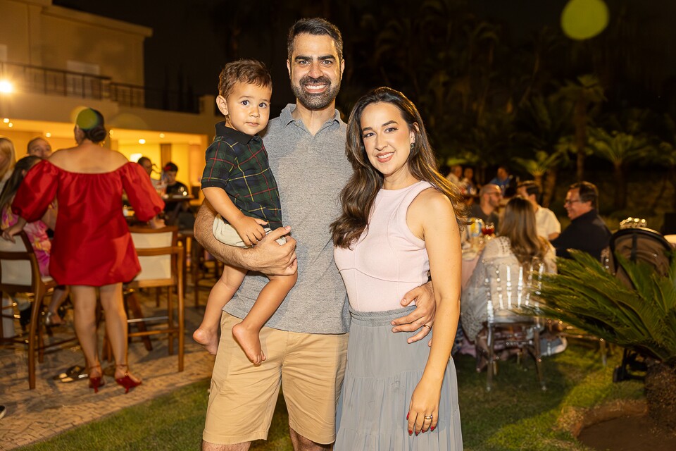 Henry Chaves, Bernardo Chaves e Flávia Pimentel