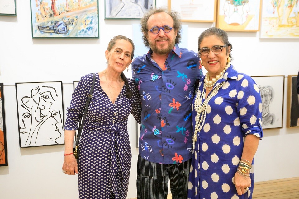 Janine Daher, Tarciso Viriato e Denise Ortiga