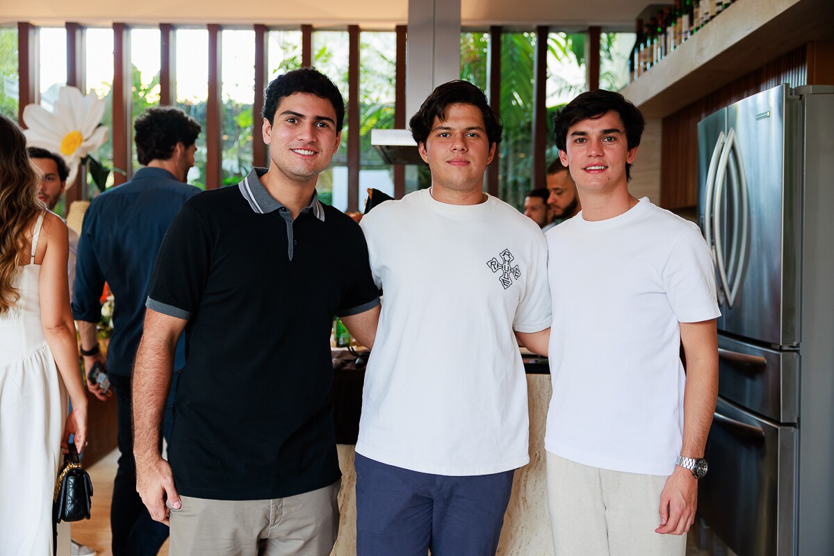 João Pedro Carvalho, Edison Lobão Nery e Luís Cruz