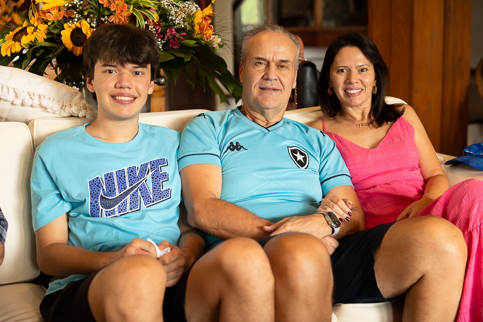 João Pedro, José Pedro e Ana Carolina Oliveira