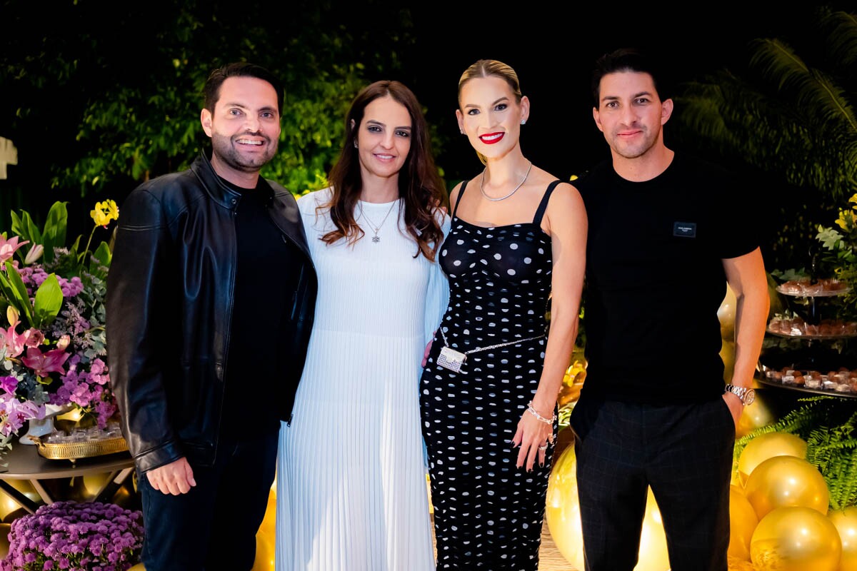 Jorge Galvão, Cris Galvão, Mariana Arraes e Cristiano Araújo