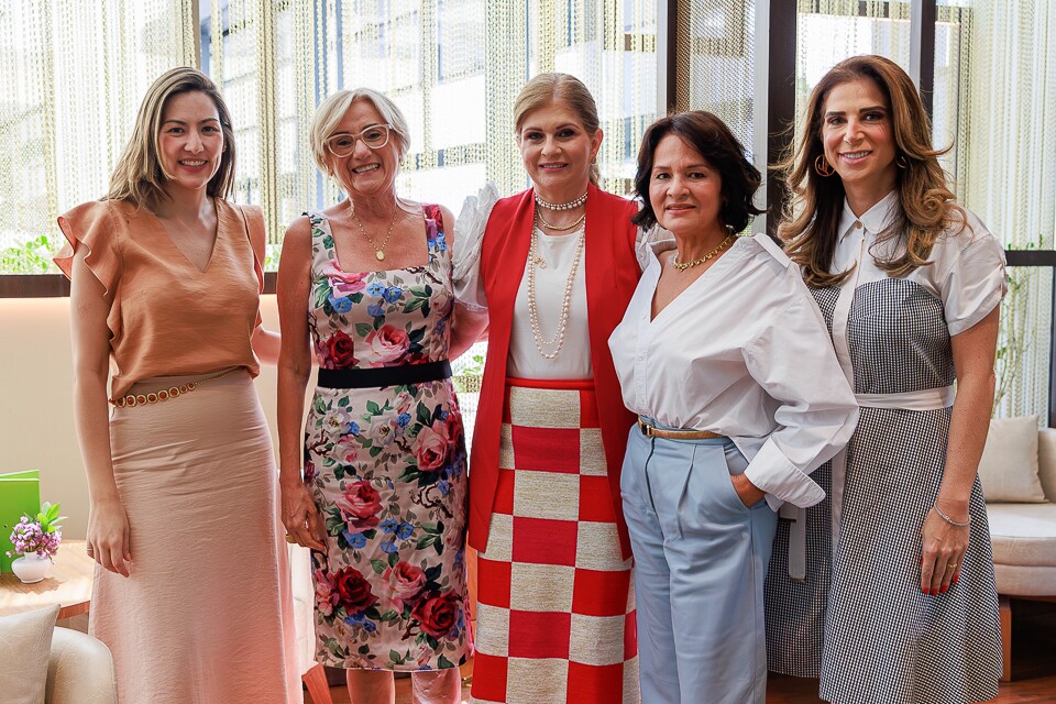 Joy Oliveira, Glória Guimarães, Glaucia Benevides, Magnolia Mendes e Juliana Sabino