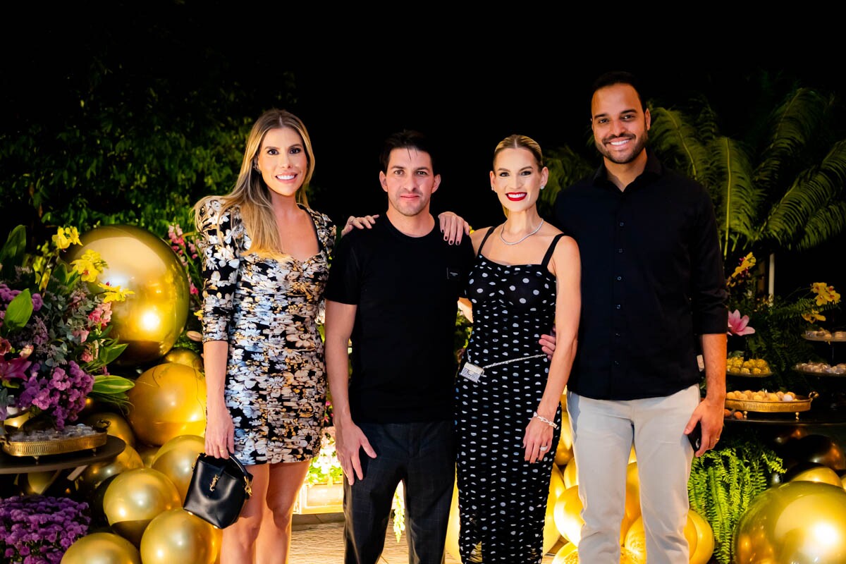 Júlia Mendonça, Cristiano Araújo, Mariana Arraes e Diogo Vieira