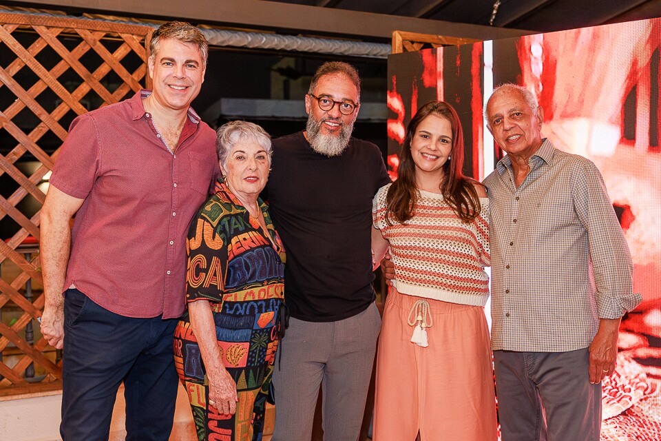 Kristian Bengtson, Cassilda Côrtes, Leonardo Côrtes, Rachel Côrtes e Roberto Côrtes