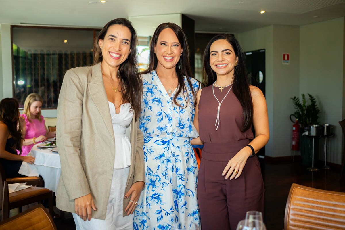 Lia Fialho, Cynthia Dias e Samia Rocha