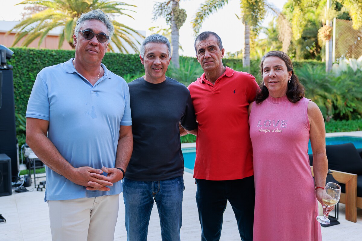 Luciano Lobão, Márcio Lobão, Rodrigo Viana e Luciana Viana