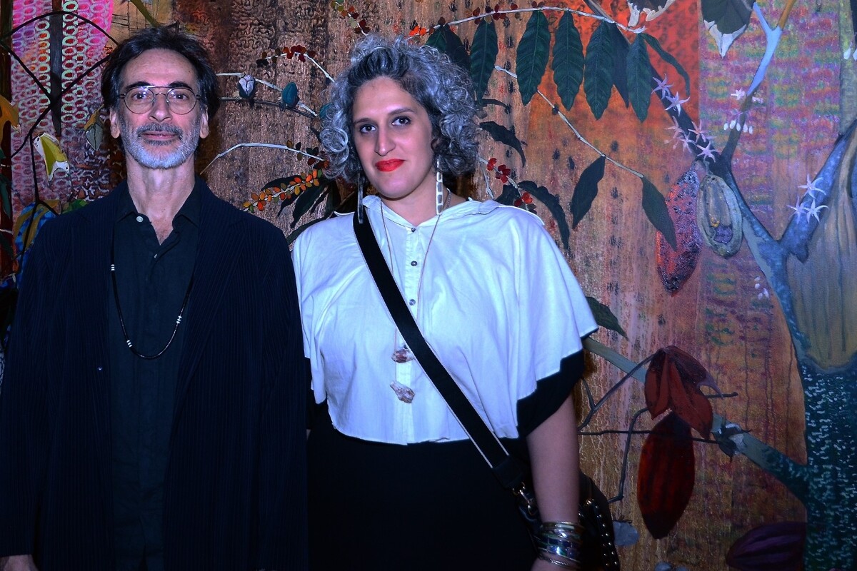 Luiz Zerbini e Clarissa Diniz - Foto Marco Rodrigues