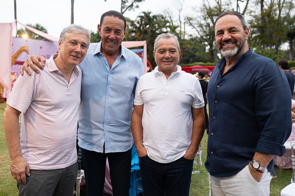 Luiz asteroide, Geovane Meireles, Elon Almeida e Orlando Leone