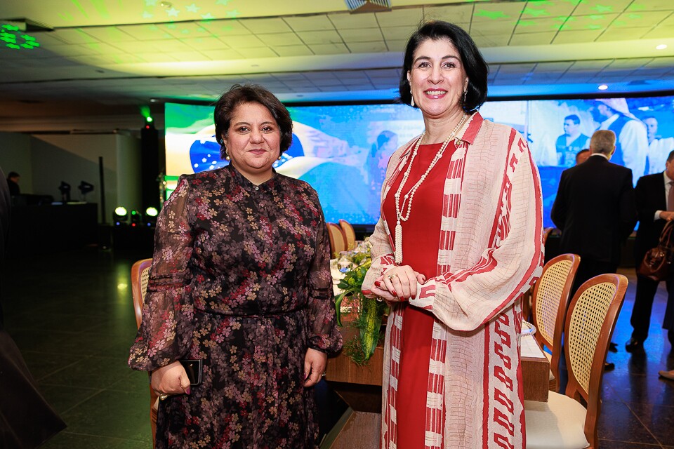 Mai khalil (Embaixadora do Egito) e Beatriz Guimarães