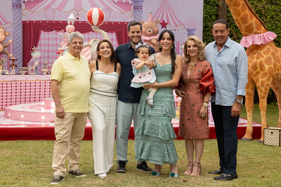 Marcelo Mesquita, Ana Claudia Mesquita, Maya Meireles Mesquita, Vanessa Meireles, Adriano Mesquita, Andrea Meireles e Geovane Me