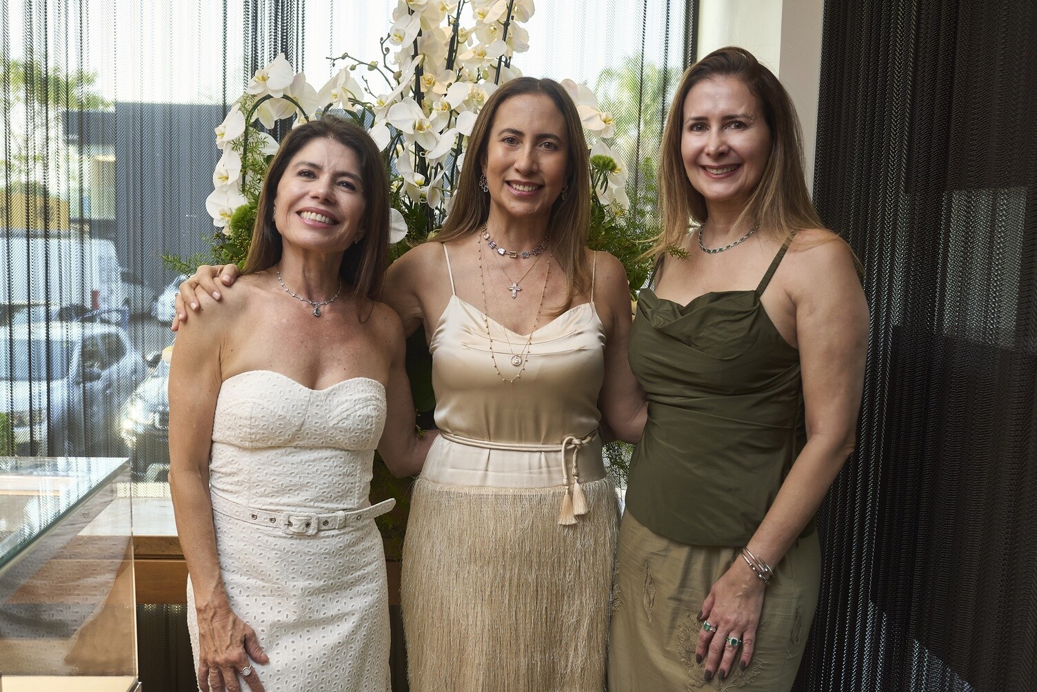 Marcia Nabut, Carla Amorim e Jaqueline Tzemos