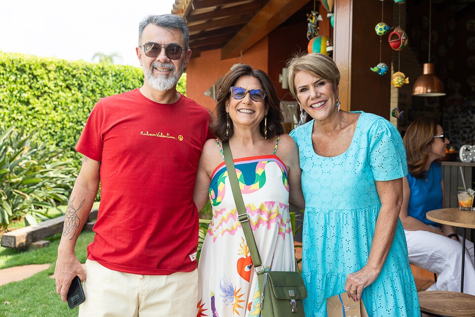 Marcus Pinheiro, Renata Sanchez e Delfina Dornas