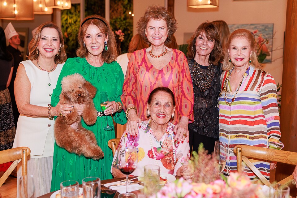 May Moura, Theresa Neves, Bertha Pellegrino, Wilma Pereira, Thereza Barbosa e Sheila Machado