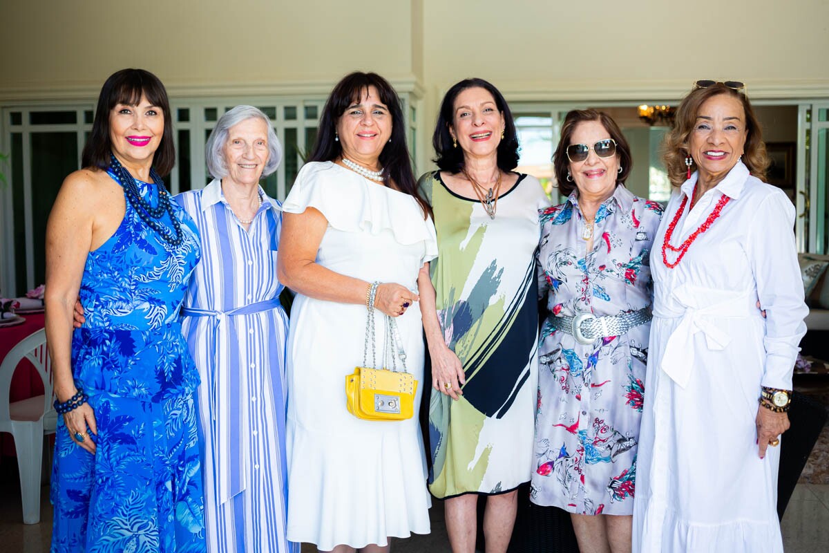 Mônica Cortopassi, Gertrud Mathias, Ligia Azevedo, Andrea Ghisi, Lúcia Itapary e Lourdinha Fernandes