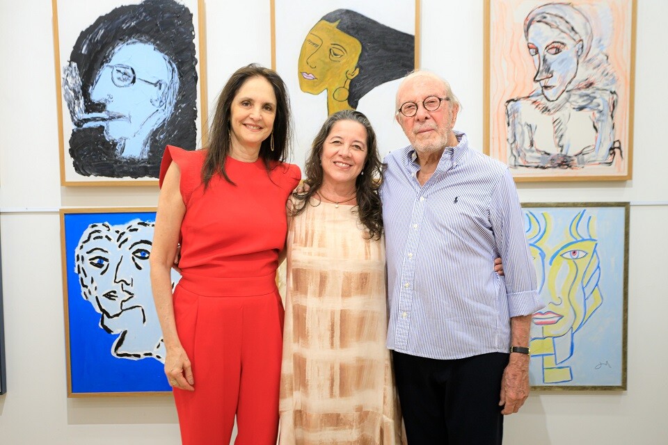 Mônica, Renata e José Maciel