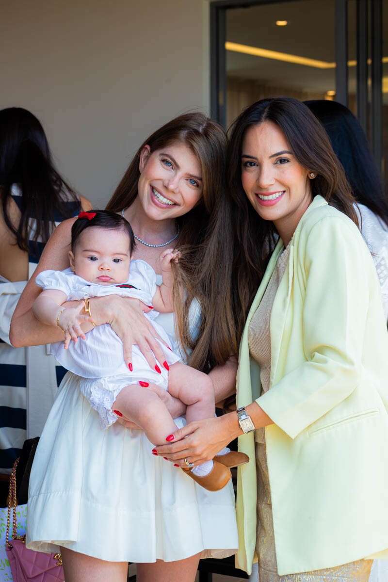 Nádia Yusuf, Camila Nereu e a bebê Mia Castilho