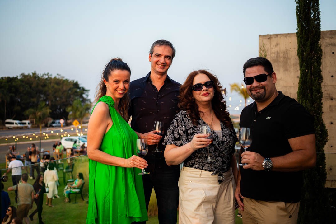 Núbia Gontijo, Rodrigo Duque, Luna Paiva e André Mello