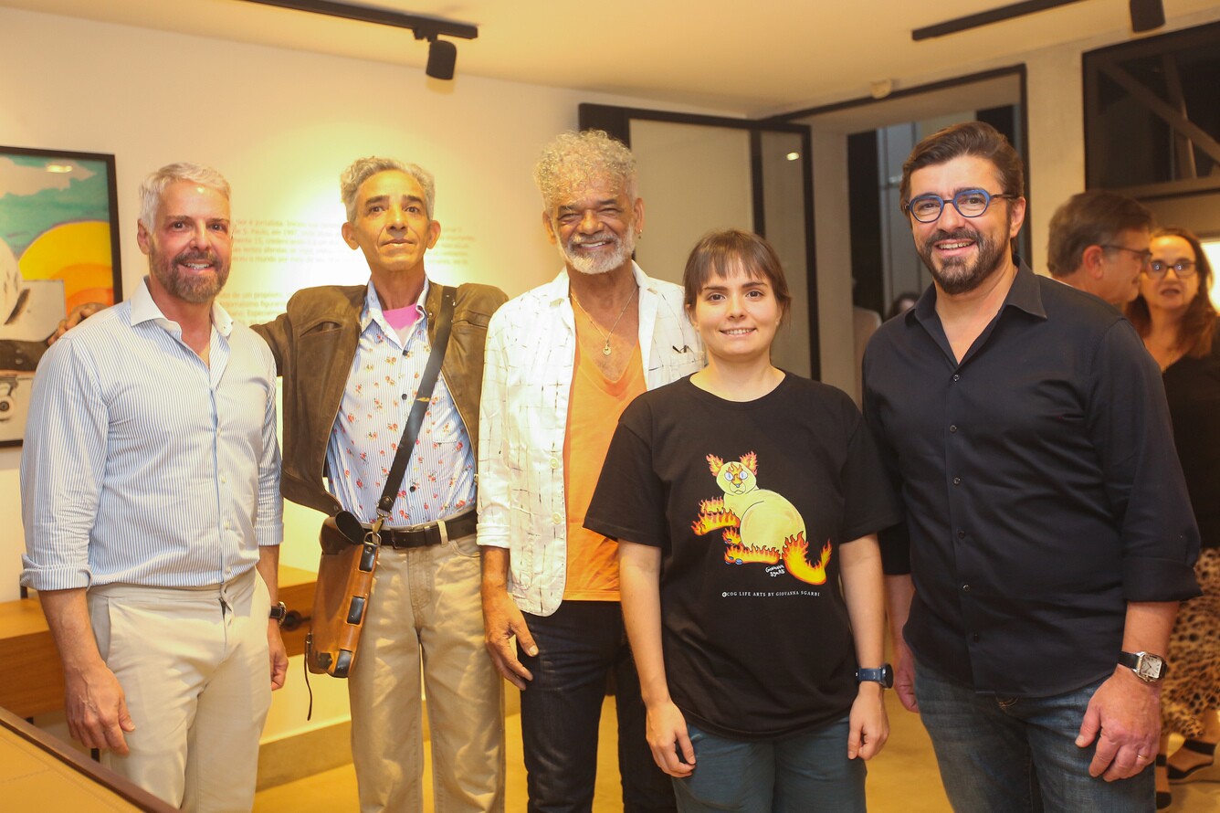 PAULO UCHOA, JULIO CESAR, GALENO, GIOVANNA SGARBI E CELSO JUNIOR