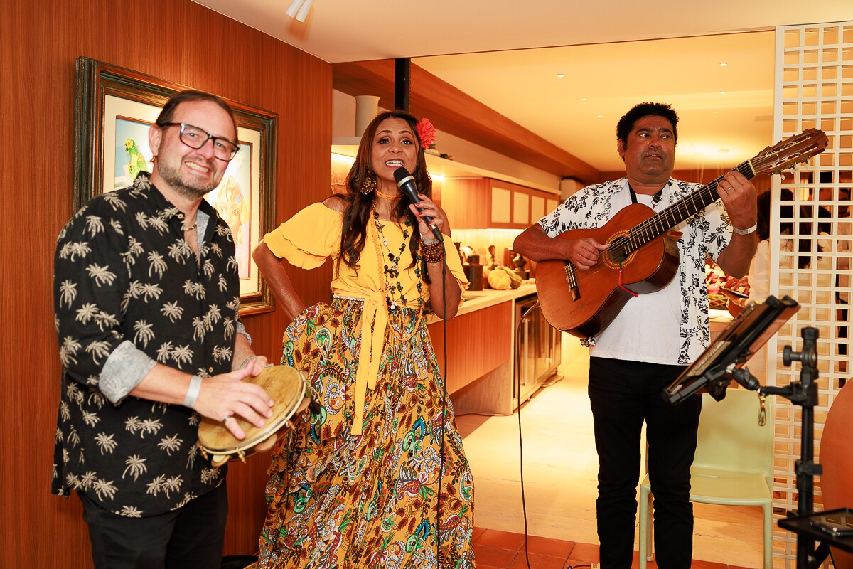 Rogerio Cordova, Celia Rabelo e Felix Junior