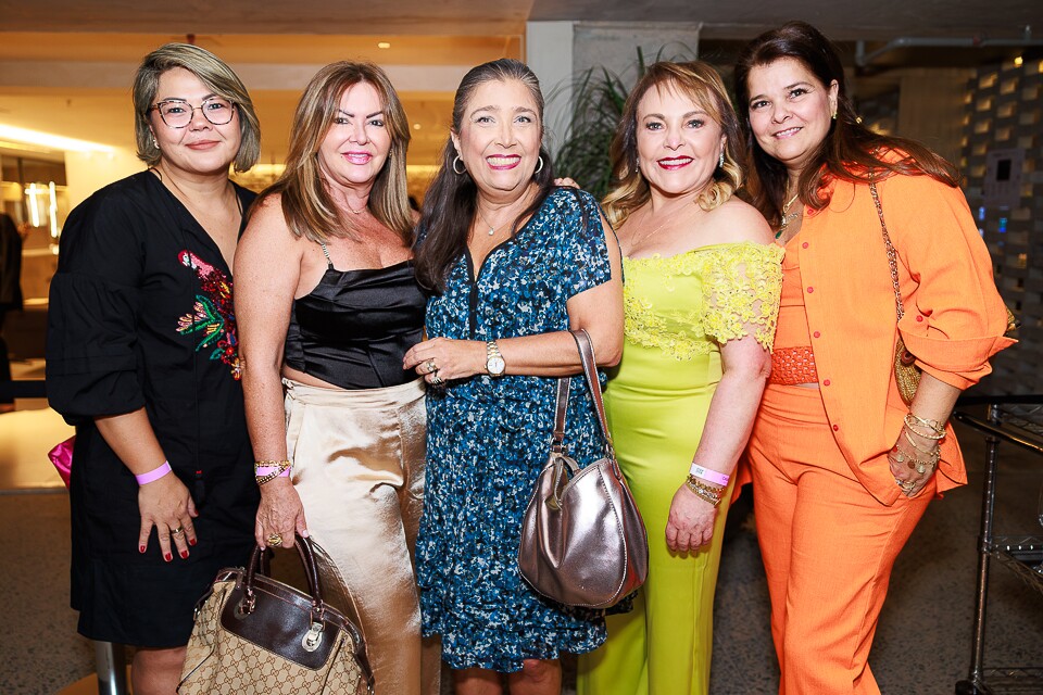 Sabrina Stemler, Cristiane Brasil, Adriana Pimentel Muller, Margarita Bazzano e Ana Maria Cunha Campos