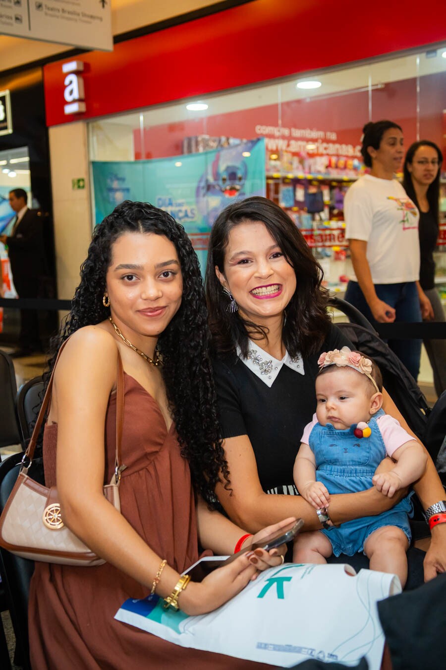 Sarah Souza, Marcela Schulter e Marina Schulter