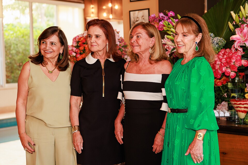 Teresinha Fenelon, Mônica Oliveira, Fátima Costa e Theresa Neves