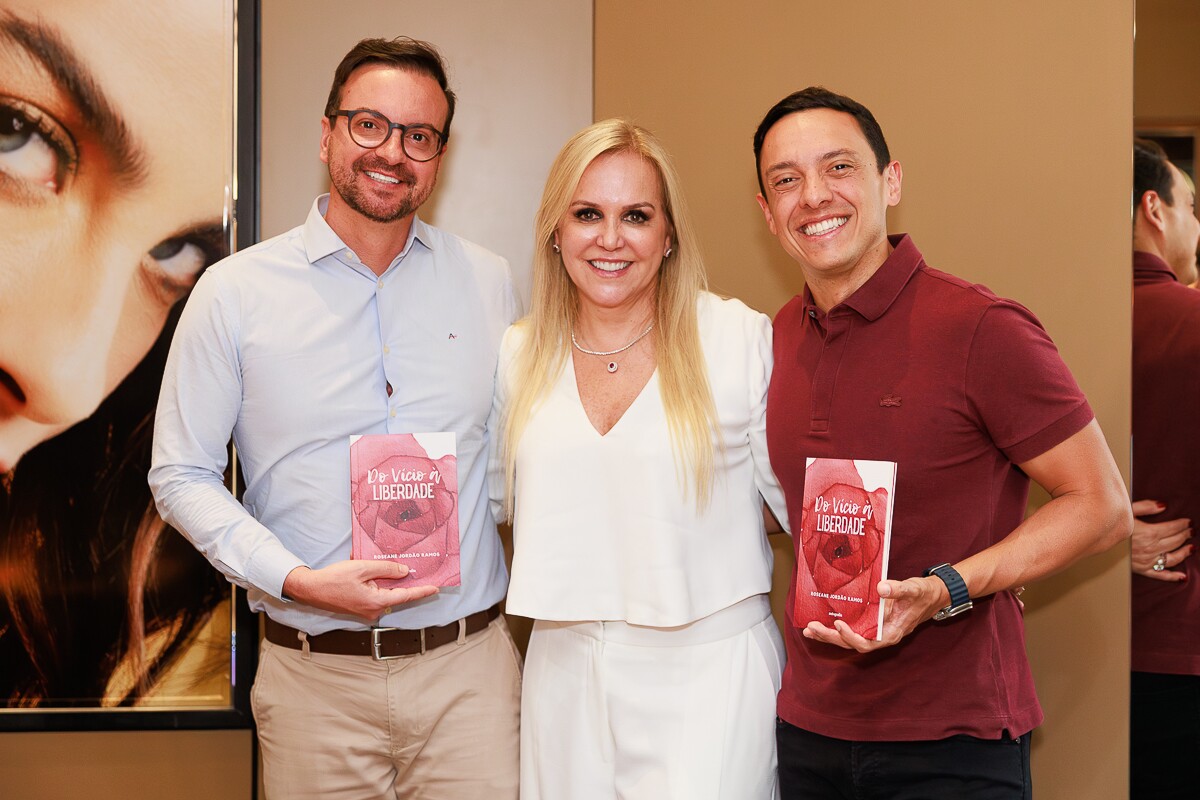 Thiago Cerilo, Roseane Jordão e Adelmo Jesus