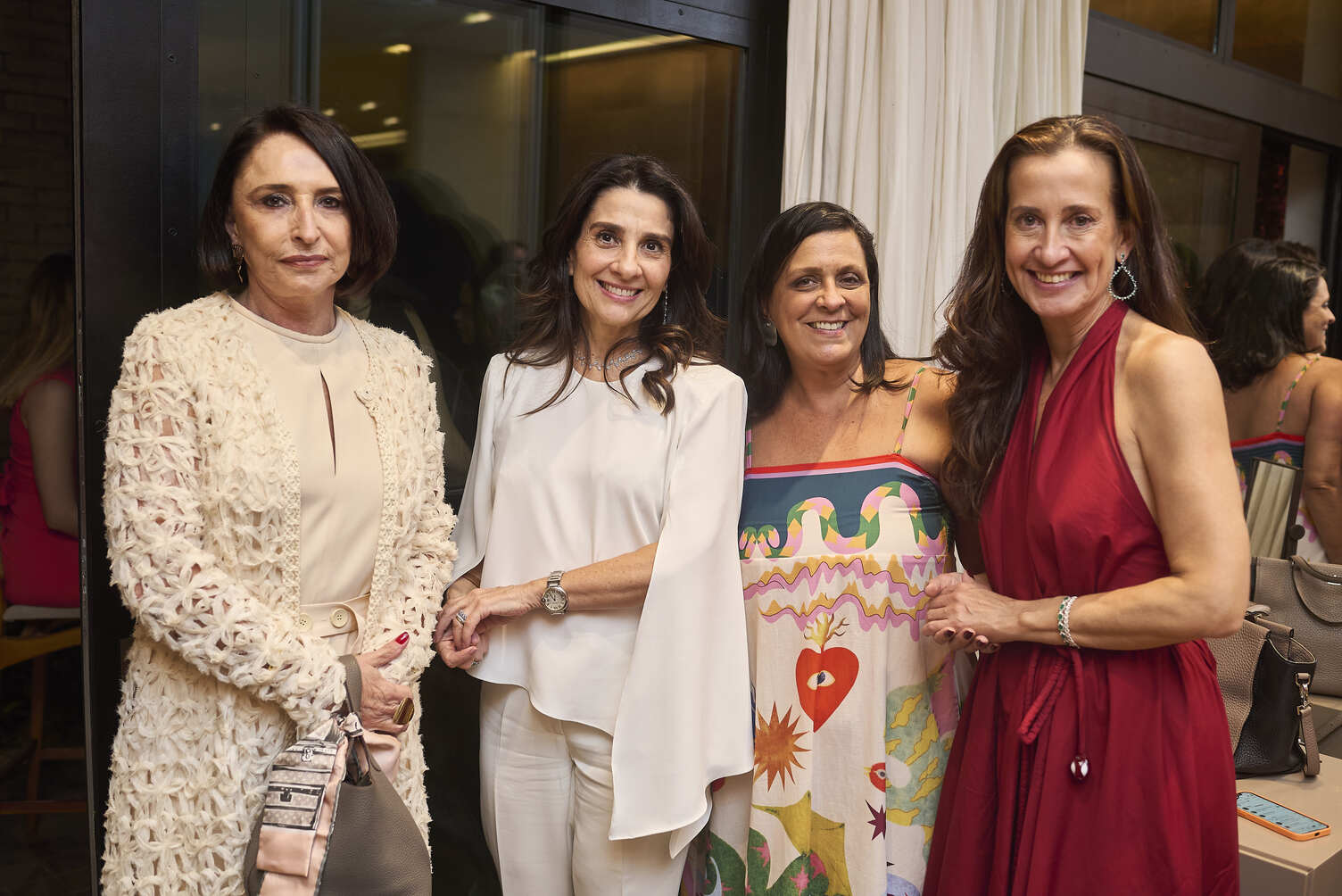 Valeska Tomet, Isabel Banhos, Adriana Nasser e Kelly Amorim