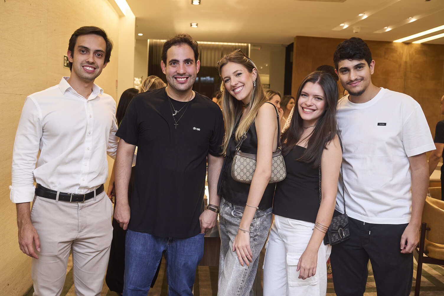 Victor Dantas, Felipe Amorim, Anna Carolina Zapalowski, Anna Beatriz Zapalowski e Amir Saud