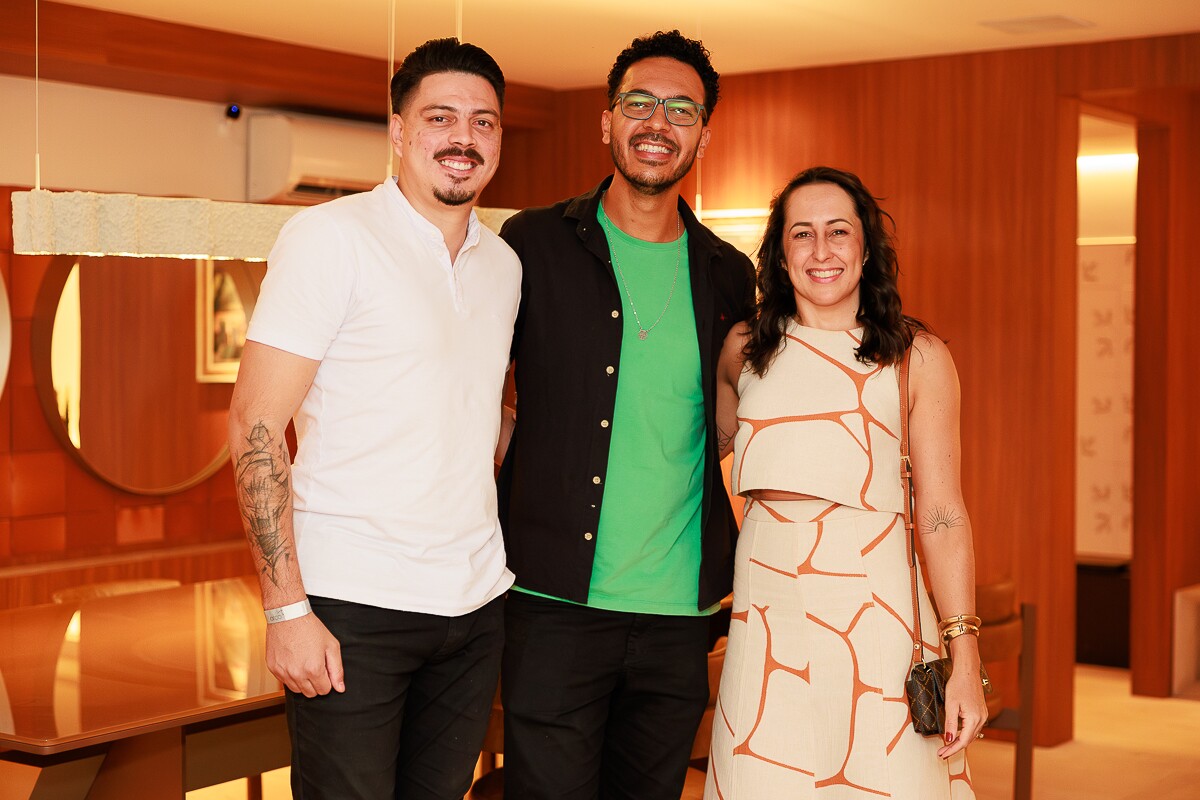 Walisson Rocha, Emerson Santos e Nira Massaud