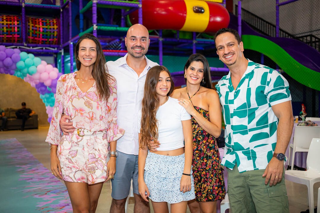 Bárbara Toni, Mircio Filho, Pietra Soares, Danielle Bastos e Flávio Bastos