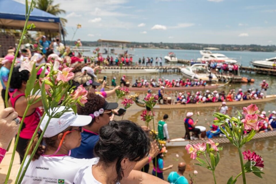 Brasília recebe Festival Dragon Boat para mulheres sobreviventes do câncer de mama