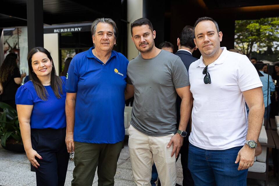 Carla Fontinele, Marcelo Ferreira (Adm Lago Norte), Guilherme do Carmo e Roger Gualda