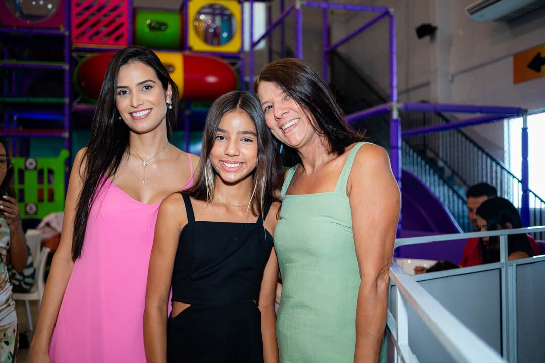 Carolina Oliveira, Isadora Correia e Cilene Oliveira