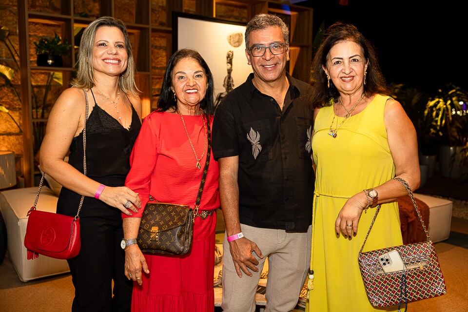 Letícia Menezes, Maria José Santana, Pedro Ariel e Mariângela Corrêa