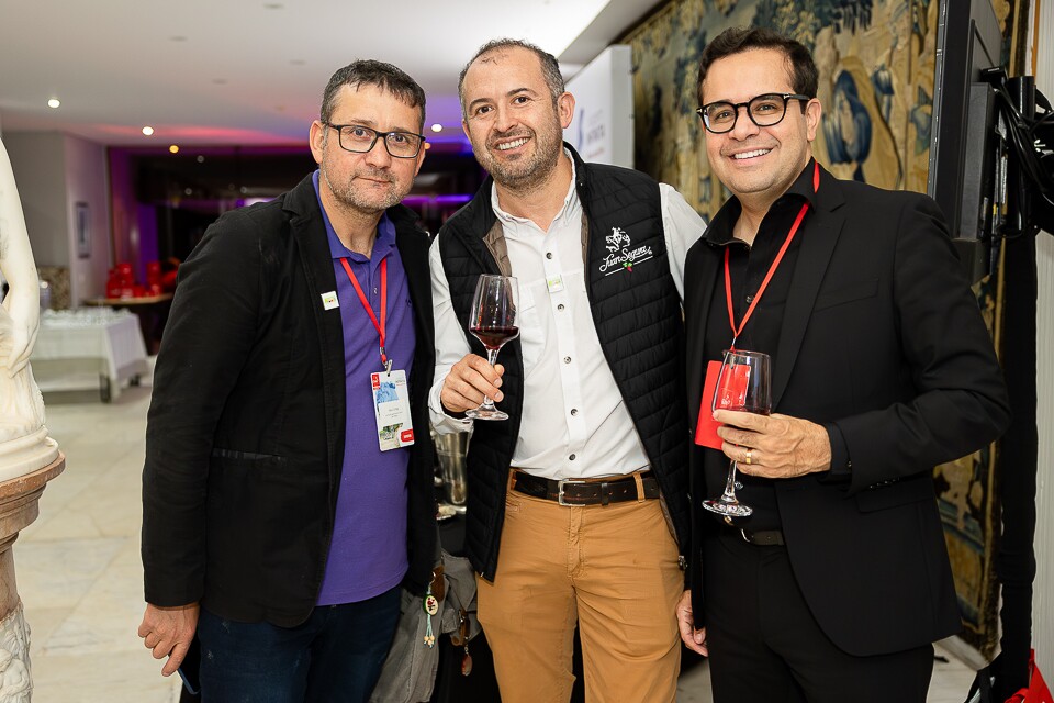 Mario Zuniga, Hernán Segura e Gustavo Souza