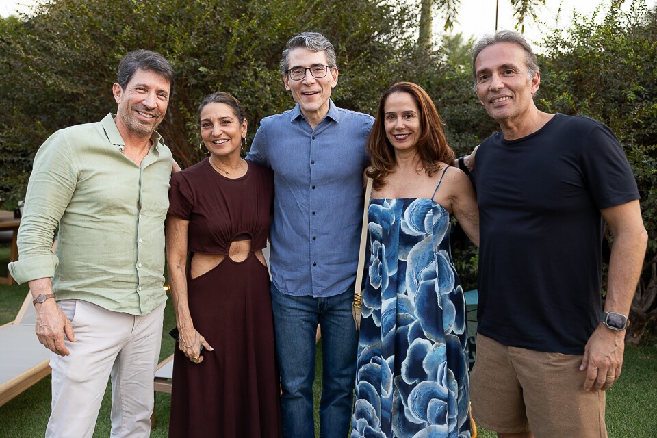 Ricardo Cruz, Valéria Gontijo, Raul Lucinho, Carla Cruz e Wanderley Castro