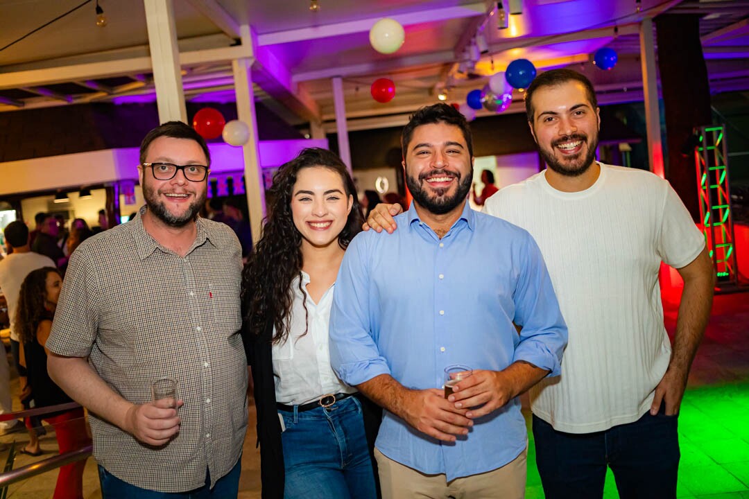 Rodrigo Mallmann, Melissa Fernandez, Nestor Rabello e André Spigariol