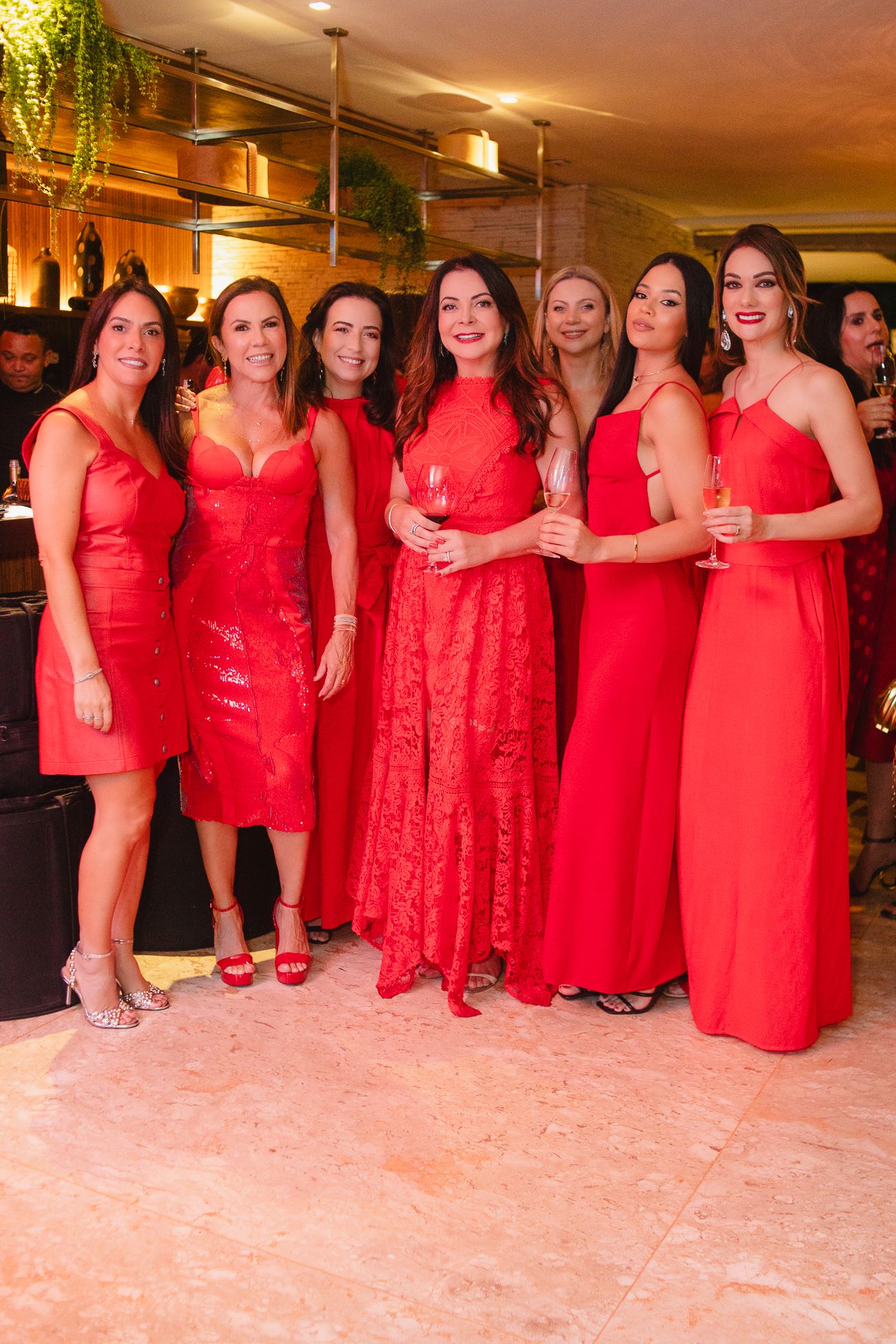 Teresa, Verônica, Indara, Ana Kelly Thelma, Ana Thalita e Fernanda