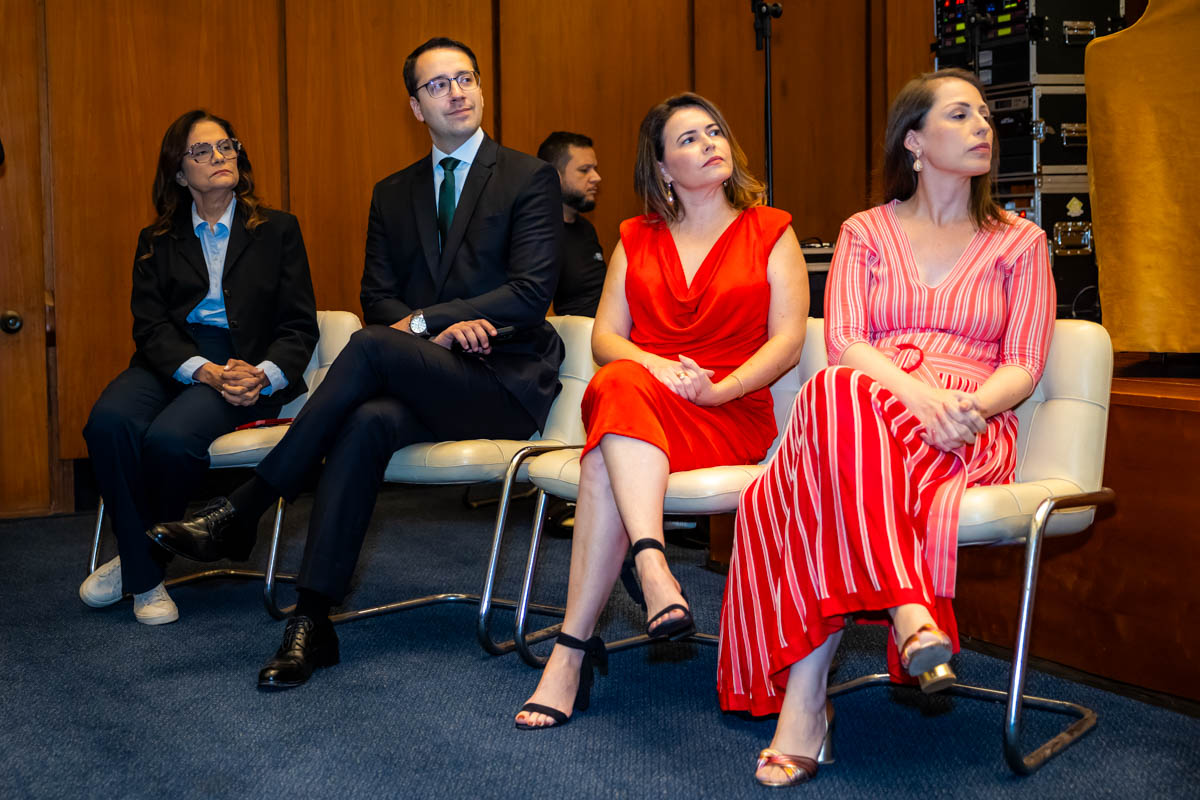 Ana Dubeux, Rodrigo Orengo, Tereza Ribeiro e Priscila Borges