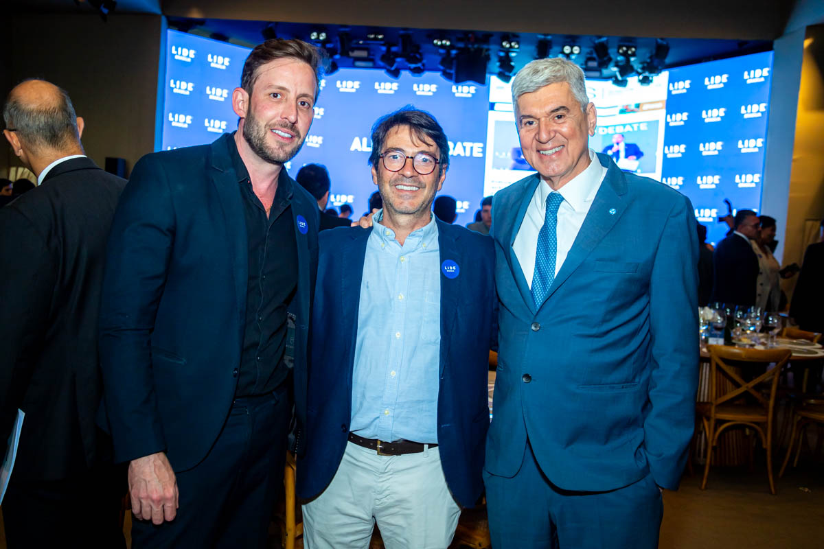 Caio Barbieri, Rafael Badra e Luís Antônio Reis