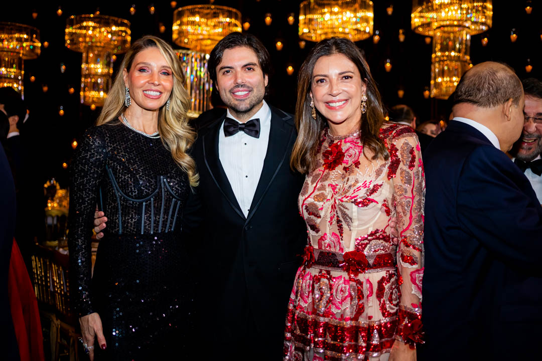 Fernanda Adriano, André Kubitschek e Anna Cristina Kubitschek