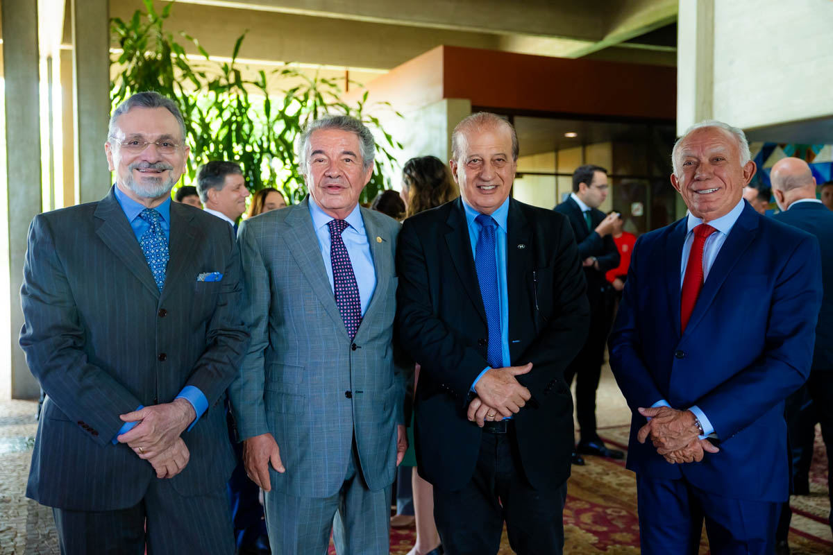 Luiz Afonso Medeiros, Ministro Marco Aurélio Melo, Ministro Augusto Nardes e Adelmir Santana