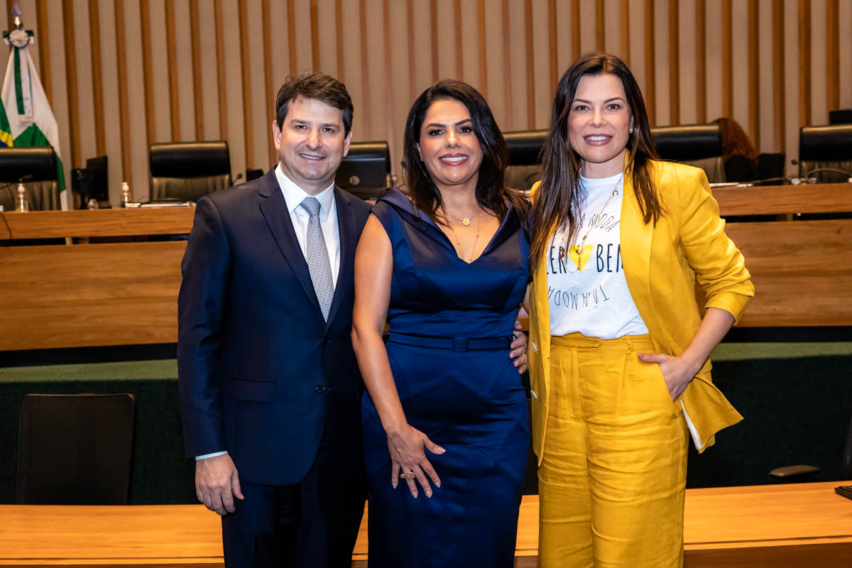 Marcelo Perboni, Daniela Lúcia Vieira e Marcela Passamani